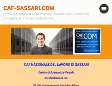 Tablet Screenshot of caf-sassari.com